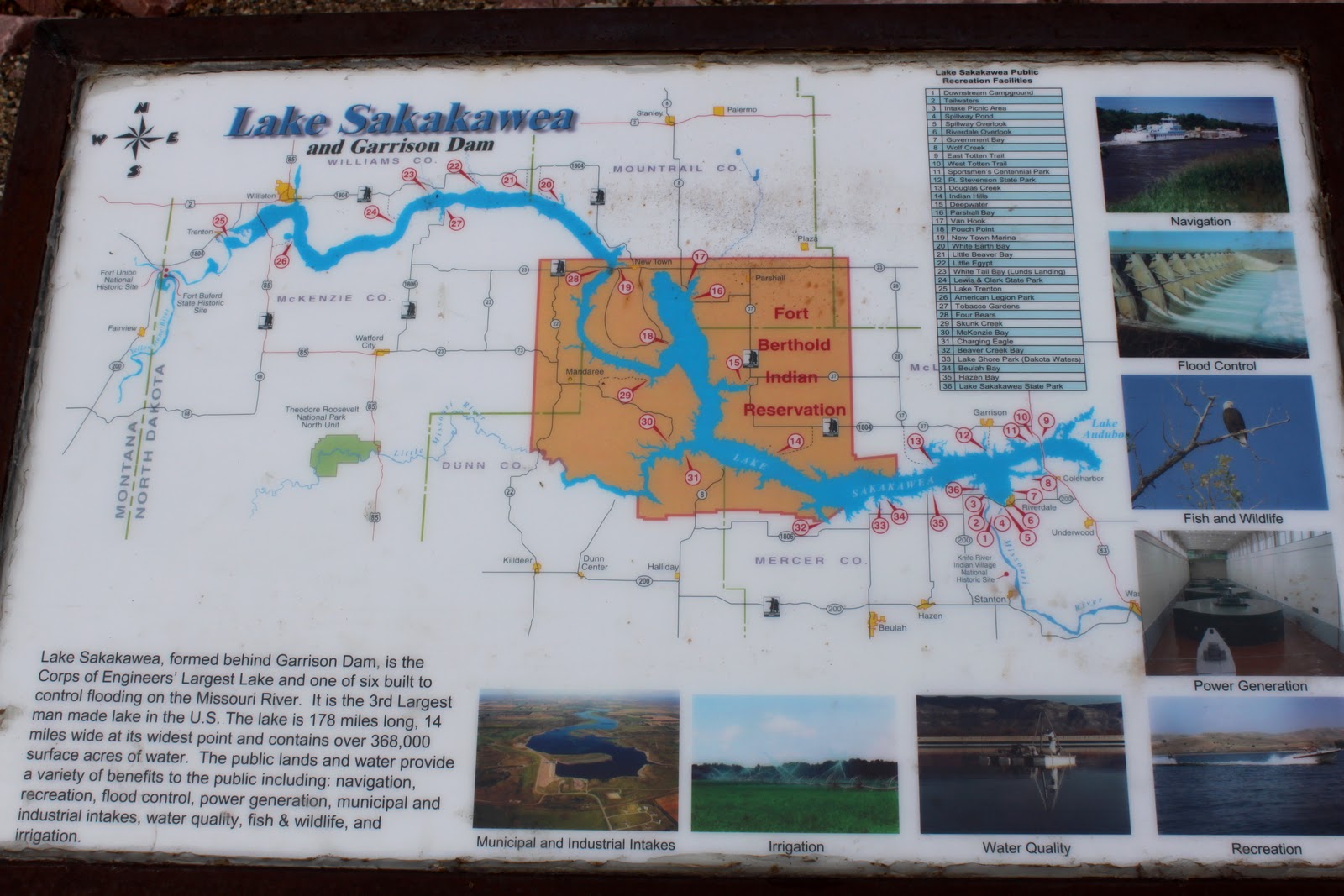 Still Life With Birder Garrison Dam, North Dakota