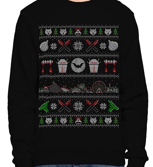 horror christmas sweaters