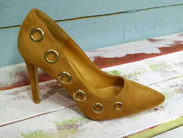 camel stilettos