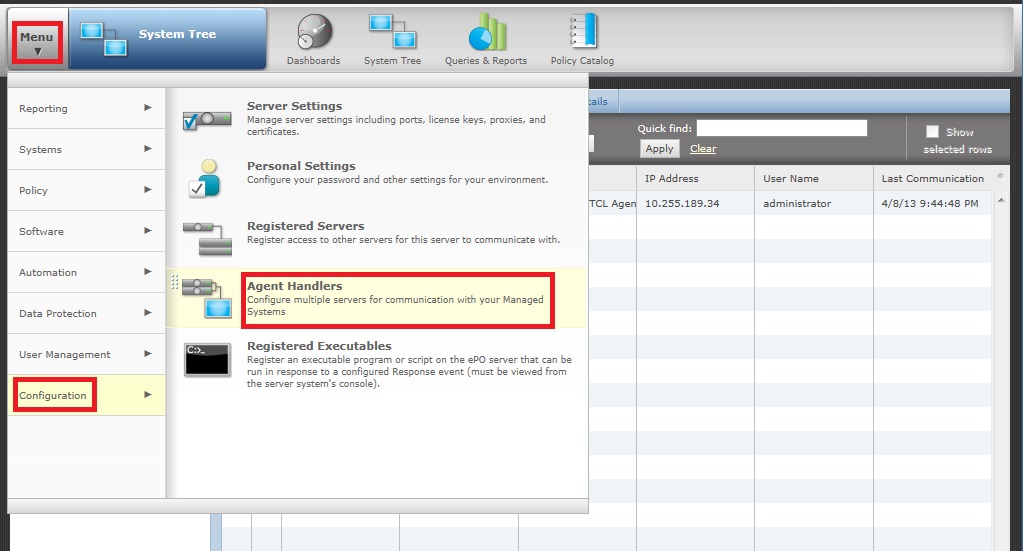 How to setup mcafee agent handler information security blog