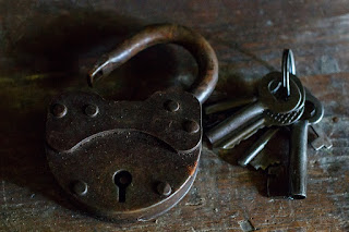 image of a lock is used to represent desire parents have to lock up food when they have a hoarder