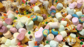 unicorn party, unicorn mix, marshmallows, sprinkles, Lucky Charms, 