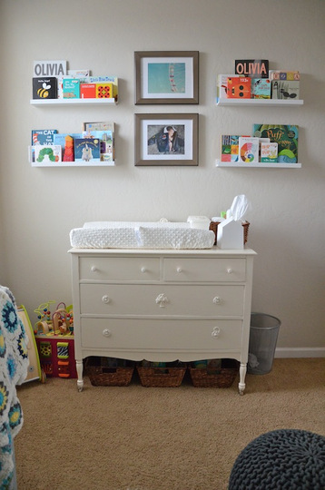 the boo and the boy: change areas for babies