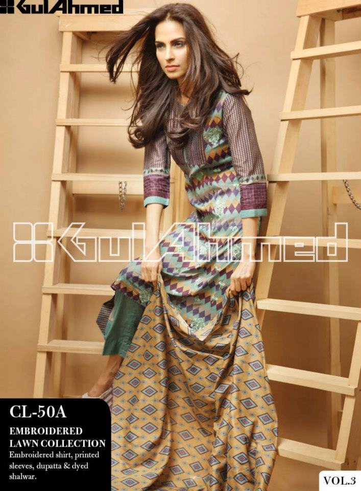 Gul Ahmed Ideas The Original Lawn Collection 2013 Vol3