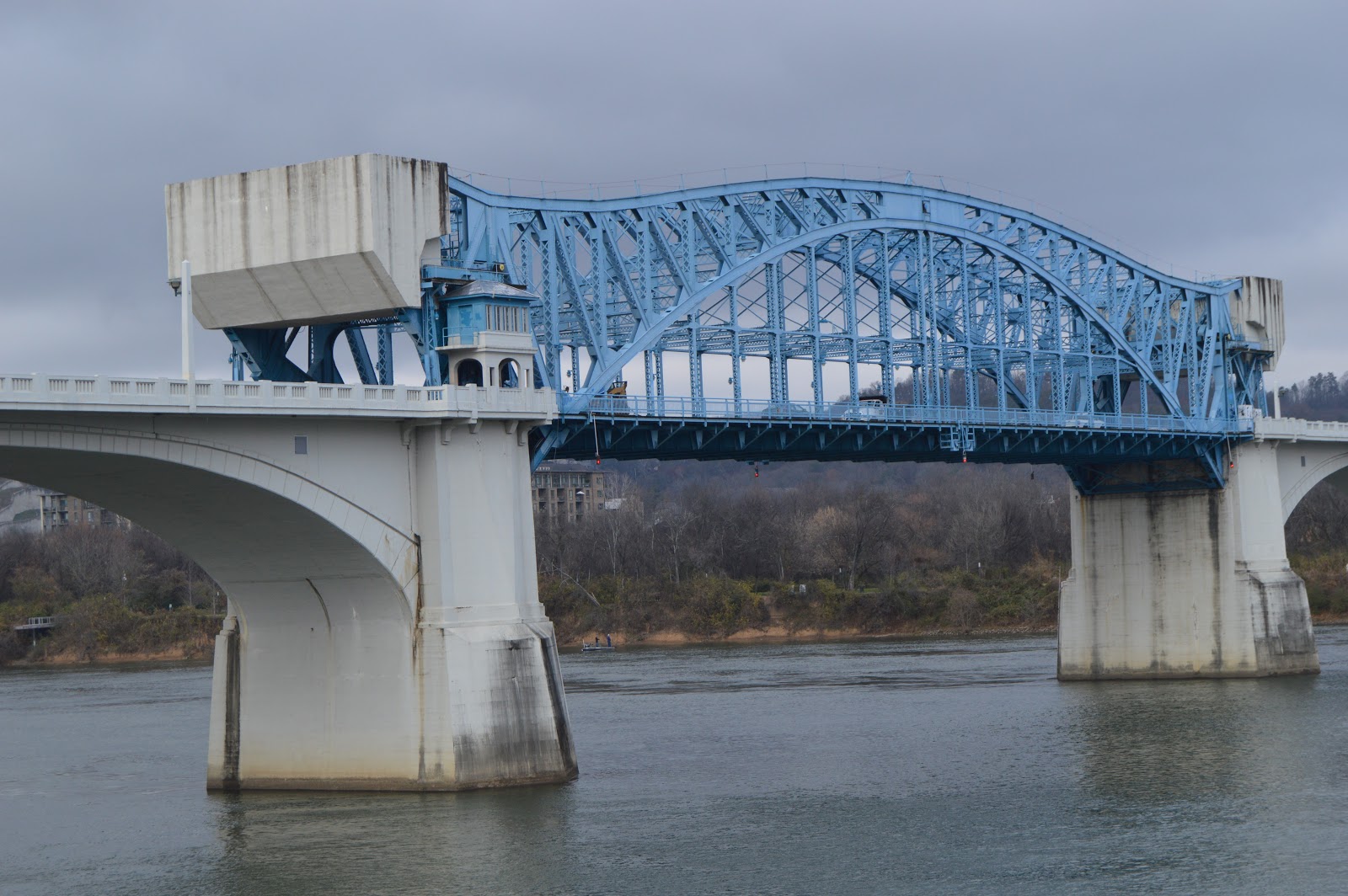 Industrial History 1917 Market Street Bridge over Tennessee River in