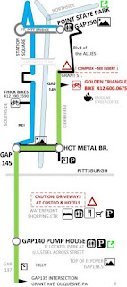 Pittsburgh to DC bike GAP trail book