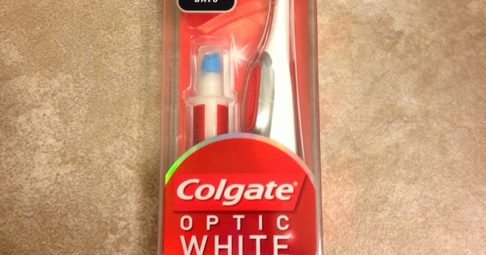 Colgate Optic White Toothbrush and BuiltIn Whitening Pen Review