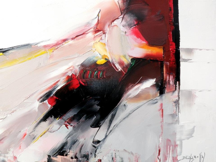 Daniel Densborn 1946 | French Abstract Knife painter Daniel Densborn 1946 | French Abstract Knife painter
