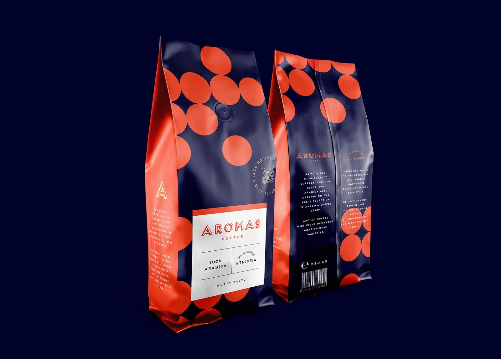 AROMAS Coffee Packaging Of The World