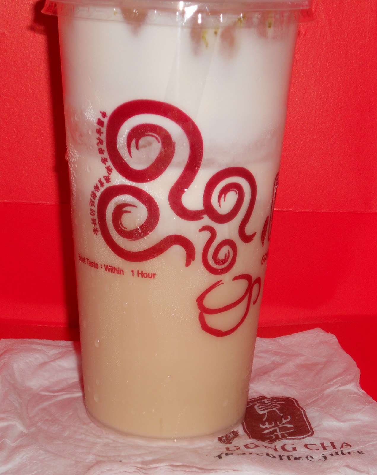 Gene falls, Gene fell, Gene's fallen Gong Cha Wintermelon Milk Tea