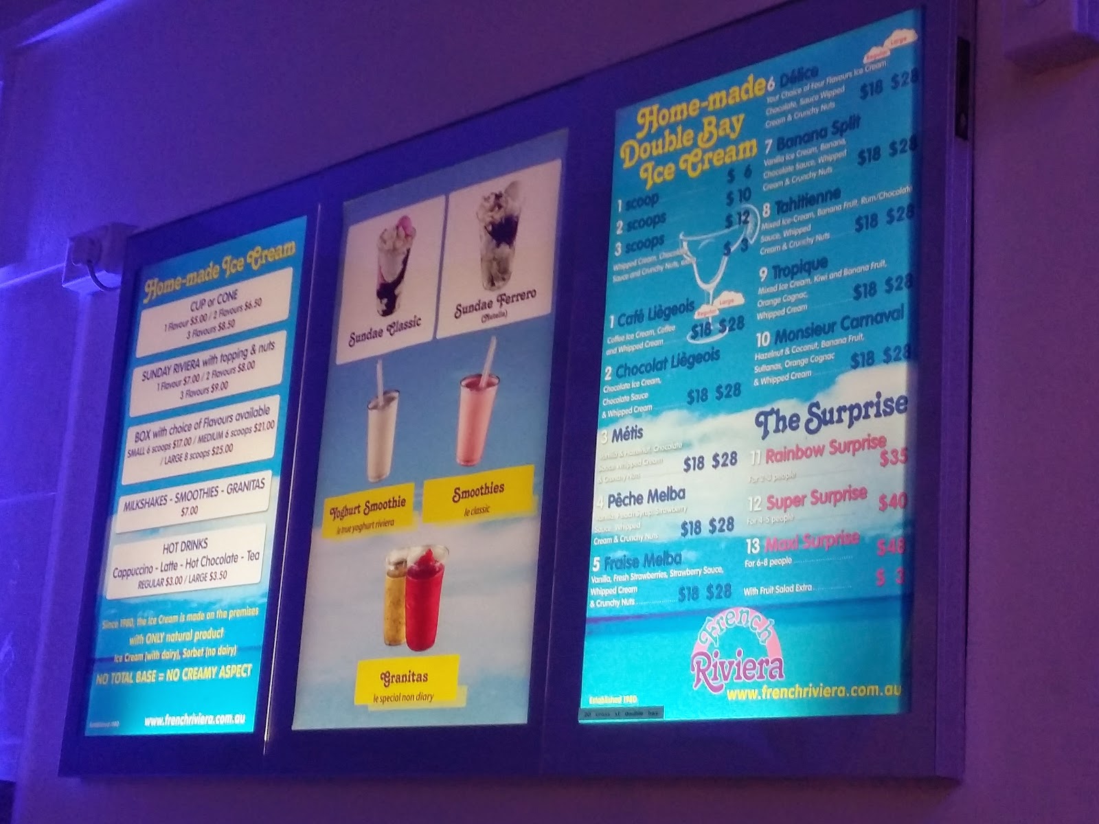 The Hungry FoodTech French Riviera Ice Cream, Double Bay Mini Post