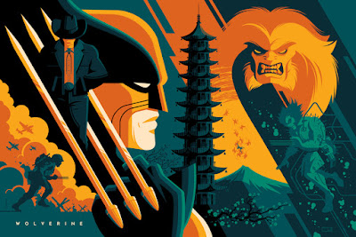 Wolverine Variant Marvel Screen Print by Tom Whalen