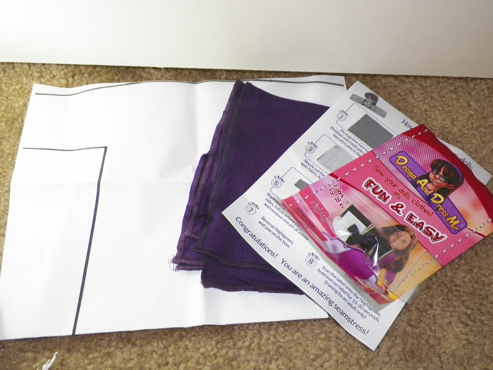 mygreatfinds 18 Inch Doll Sewing Kit For Girls By Design and Dress Me