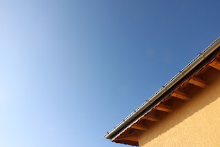 Beautiful blue sky revealed as the morning fog clears Beautiful blue sky revealed as the morning fog clears