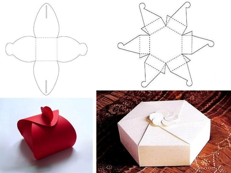 Handmade beauty by Elvi Cute little gift boxes (decoration idea)