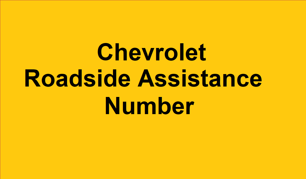 Chevrolet Roadside Assistance Number
