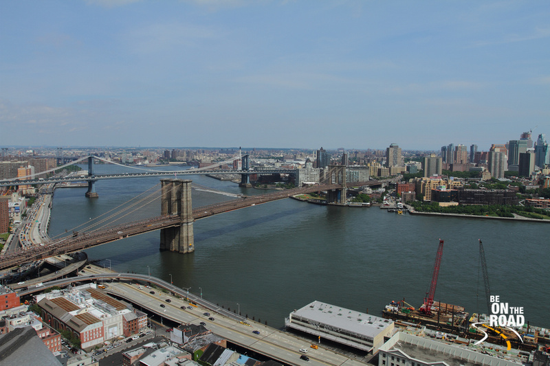 New York Manhattan Skyline and Brooklyn Bridge