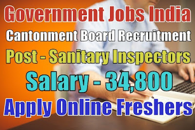 Cantonment Board Recruitment 2018