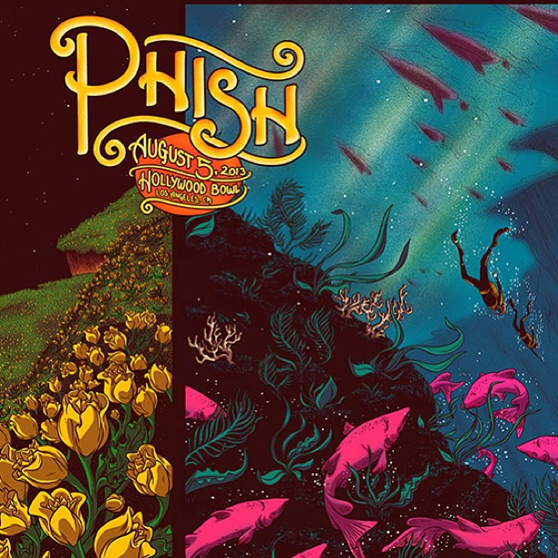 Phish Setlist Hollywood Bowl 8/5/13 and New Wook Patrol Podcasts