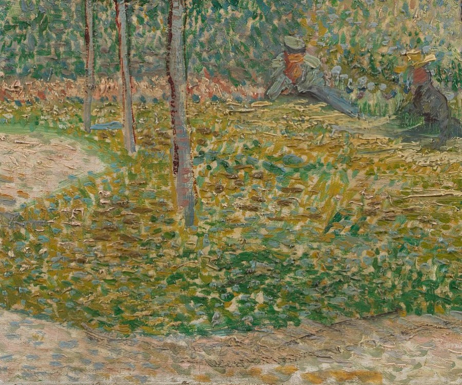 Van Gogh y la primavera. El jardín con los amantes en un día de mayo