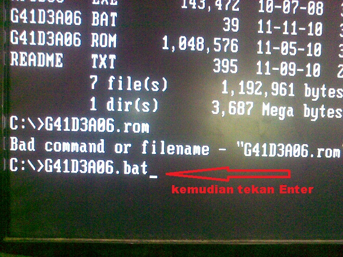 Cara Flashing Bios Dengan Mudah Dan Lengkap