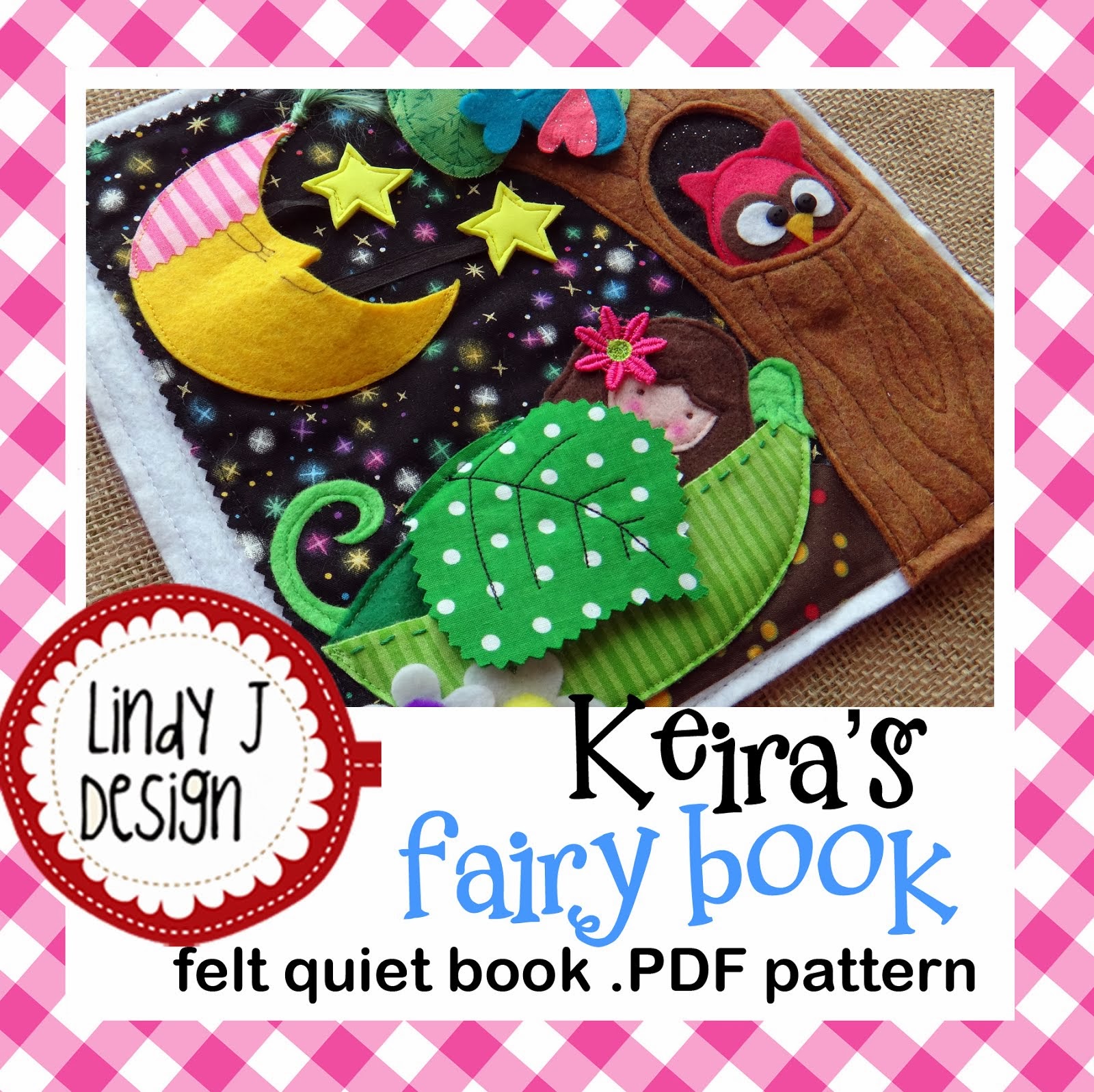 Keira's Fairy Book .PDF Pattern