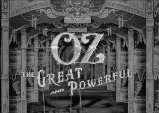 Paper theatre vintage animation style - Stunning opening titles of Oz, the Great and Powerful