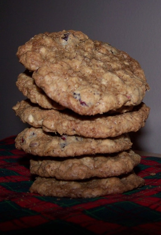 Domestic Engineer Cranberry Walnut Oatmeal Cookies