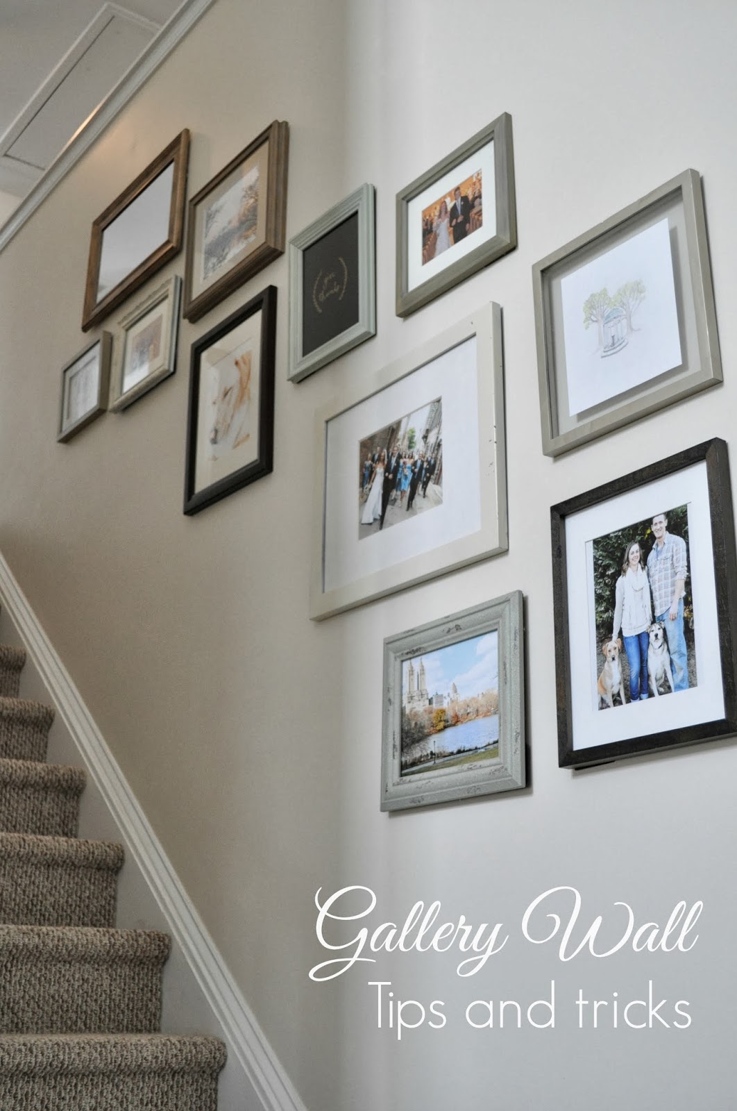 Olive & Gray Gallery wall tips and tricks...