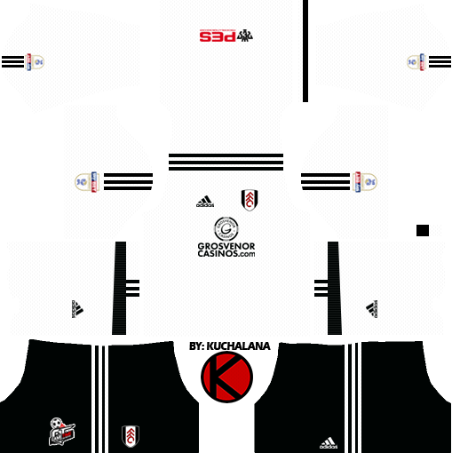 Fulham FC DLS Kits (2023)  Dream League Soccer Kits & Logo