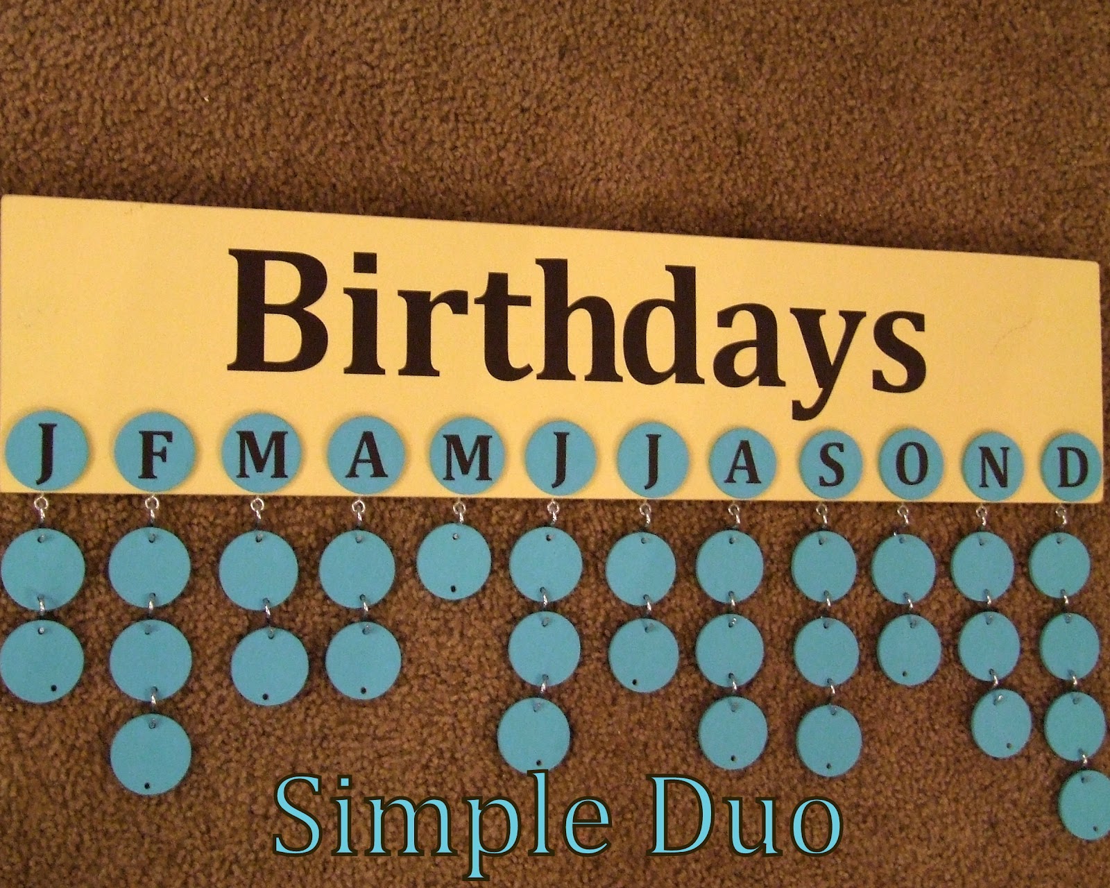 Pearlized My latest Birthday Board Custom orders