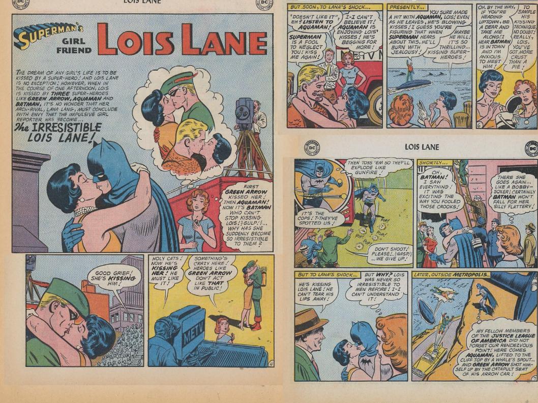 Lois Lane's Four Fantastic Kisses.
