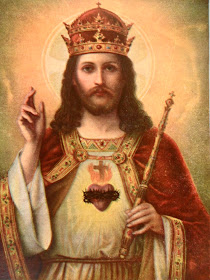 Resultado de imagem para Sagrado Coração de Jesus Cristo, Rei do Universo.