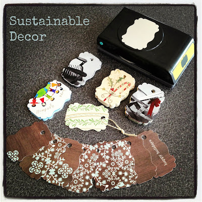 Upcycle Christmas cards into gift tags: reuse, recycle, reinvent - Sustainable Decor 