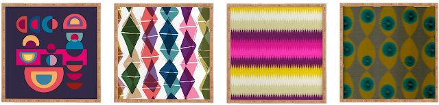 More on my living room creep to midcentury-modern boho-chic - art prints