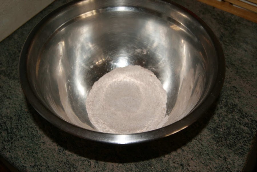 Bizcocho Red Velvet Mug Cake paso 1