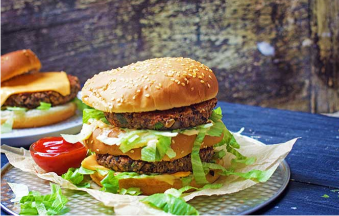 Veggie lover Big Mac Burger #burger #food