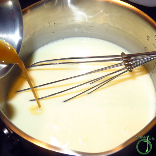 Morsels of Life - Mango Panna Cotta Step 4 - Whisk in vanilla extract.