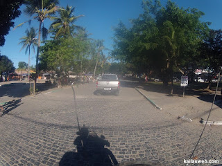 Chegando em Arraial d'Ajuda/BA.