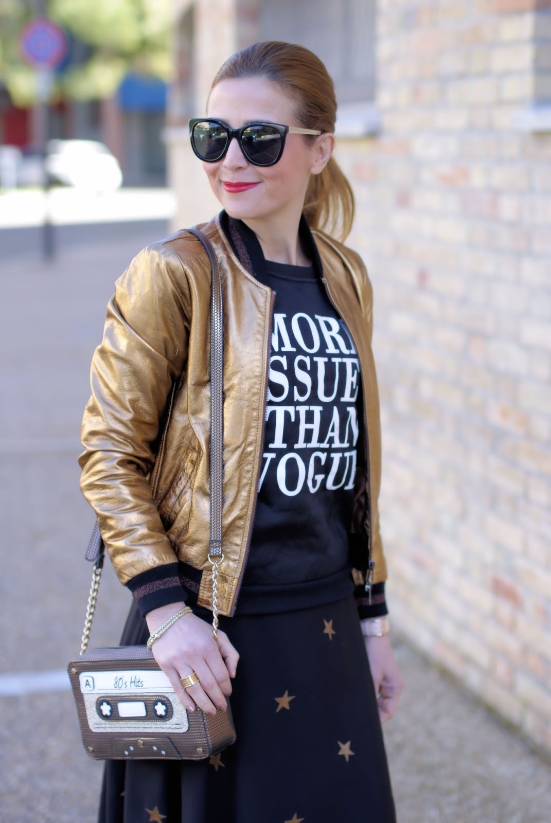 More issues than Vogue fashion outfit on Fashion and Cookies fashion blog, fashion blogger styl
