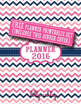 planner printables free binder cover 