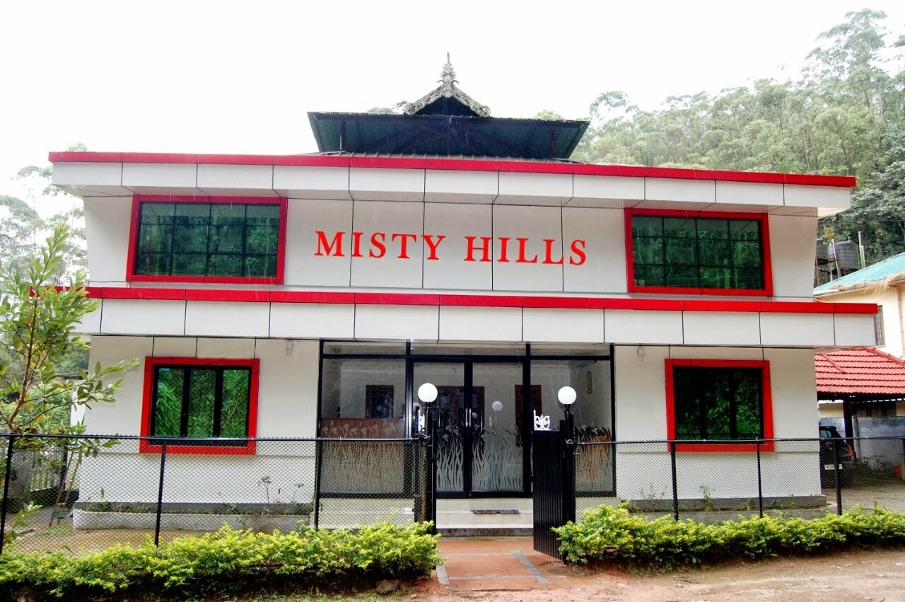 outer picture of misty hills cottage munnar, how to reach misty hills hotel devikulam, hotel misty hills munnar