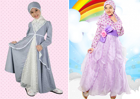 32 Model Baju Muslim Anak Berhijab Perempuan Terbaru 2019 