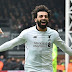SALAH STRIKES AGAIN TO MOVE LIVERPOOL INTO SECOND