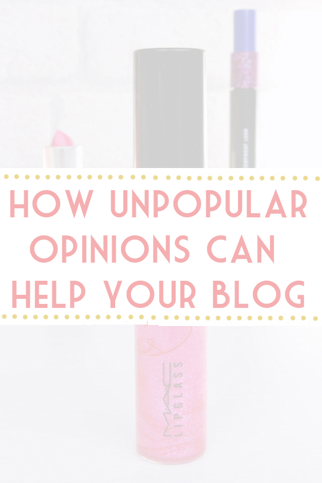 Sharing controversial opinions on a blog