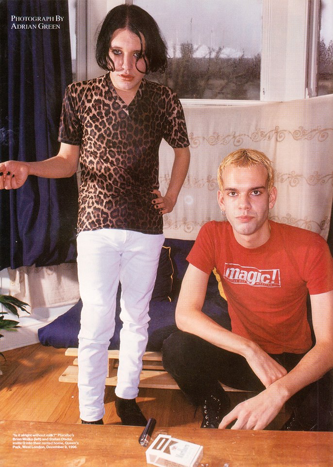 Centrefolds · Placebo · Out Come The Freaks Brian Molko 1997 Q Magazine