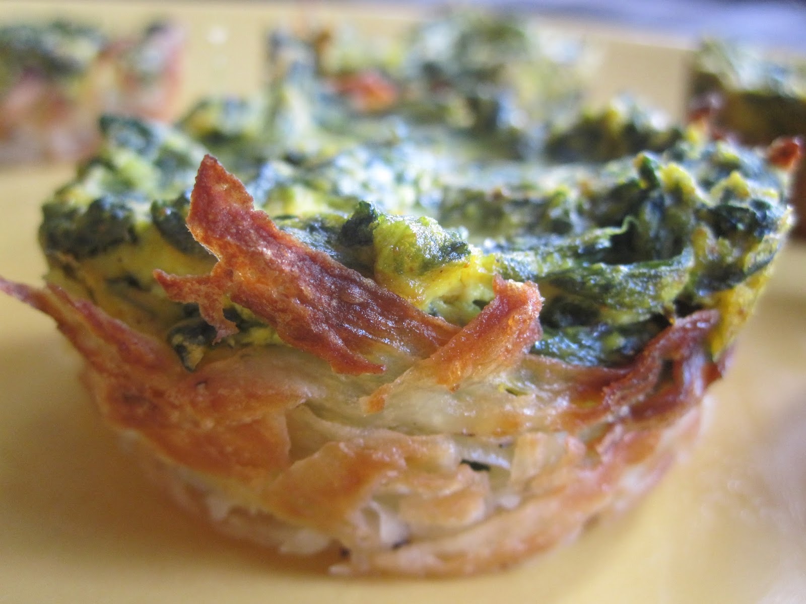 Vegan Kitty Patrol (VKP) Spinach and Tofu Mini Quiches with Potato Crust