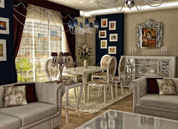 Referensi Desain Interior Rumah Gaya Eropa yang Klasik dan Elegan Referensi Desain Interior Rumah Gaya Eropa yang Klasik dan Elegan