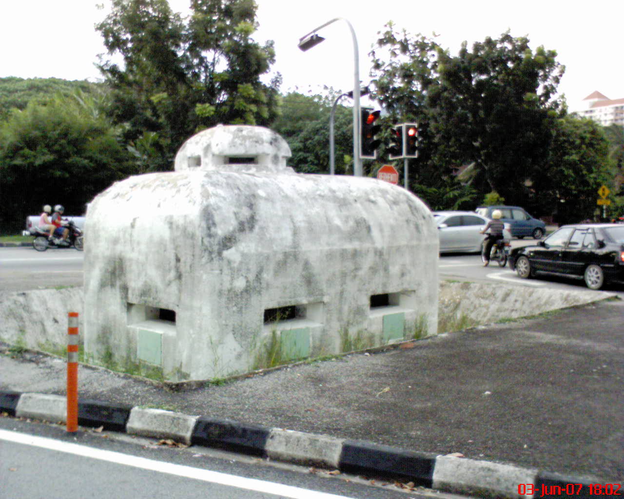 Malaya Command Pill Boxes and Bunkers in Singapore, Penang and Malaya