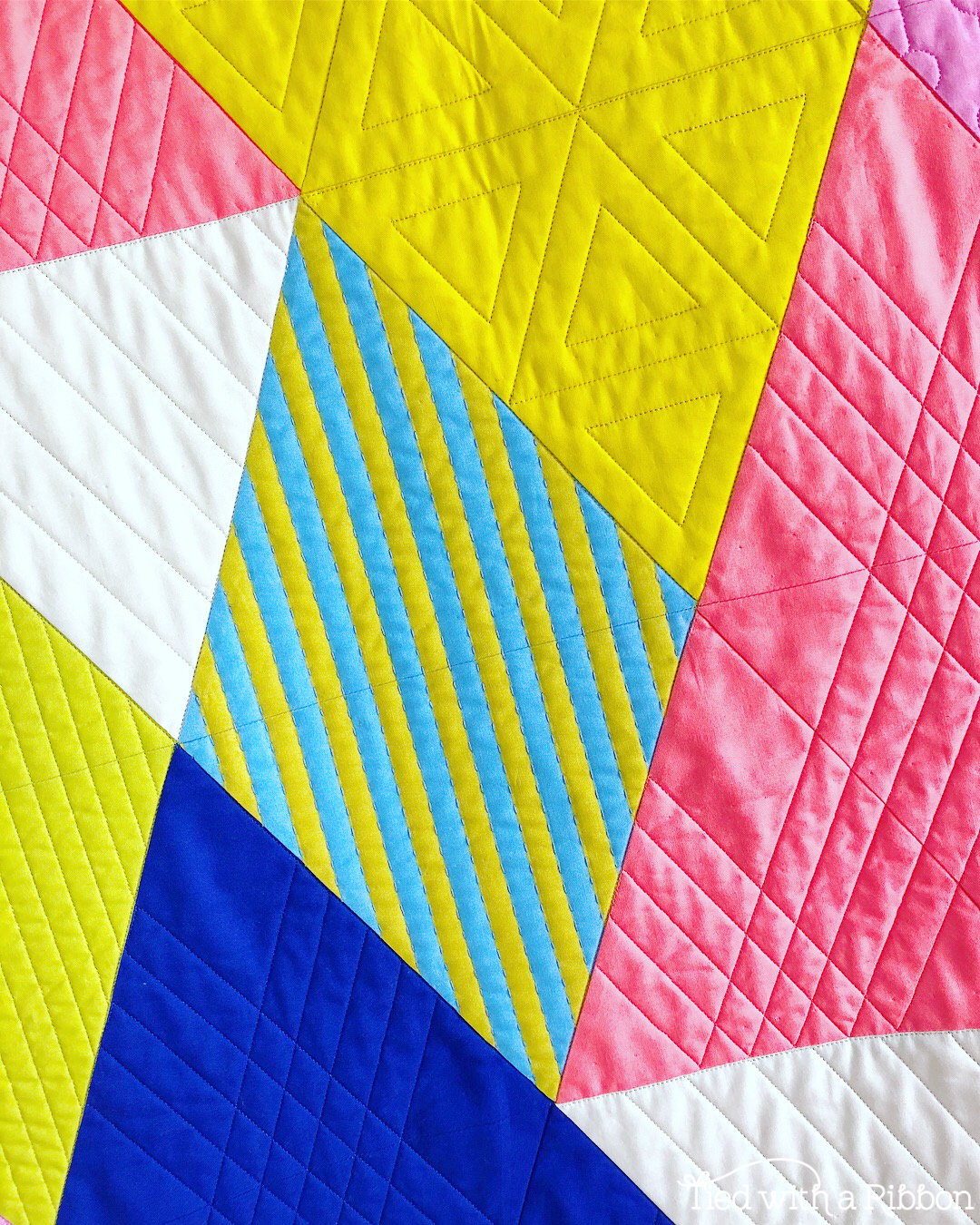 Tied with a Ribbon End Game Quilt New Pattern Release